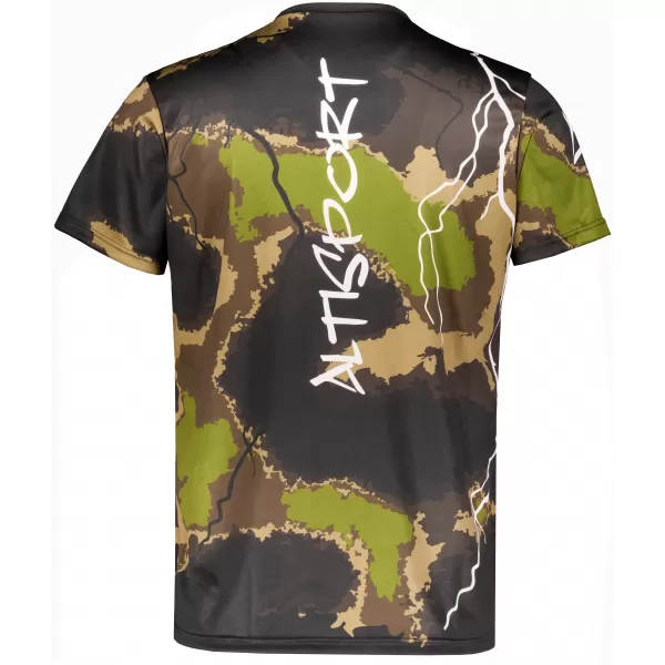  Männer funktionaler T -Shirt Premium ALTISPORT VOJ/ALM113TR01 MILITÄR 