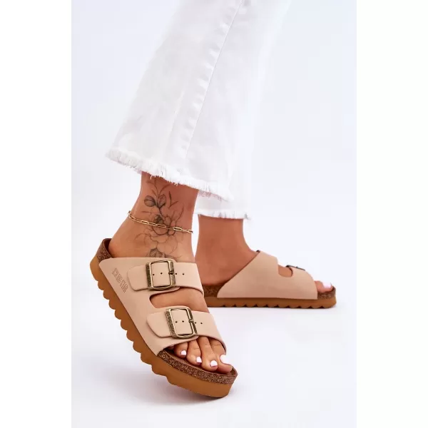  Damenhausschuhe BIG STAR LL274745 BEIGE Big Star Shoes 