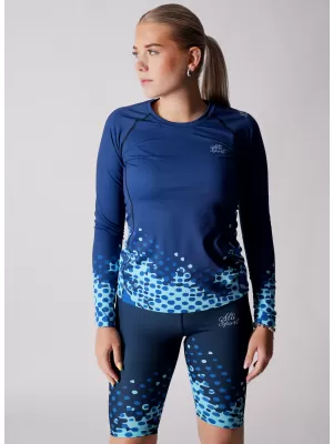 Frauen funktionales t -Shirt mit langen Ärmeln Premium ALTISPORT VOJ/ALW109TR03 KÖNIGLICH