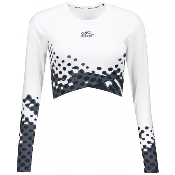  Funktionelle Erntedopie von Frauen ALTISPORT VOJ/ALW109TR04 WEIß -UND -SCHWARZ 