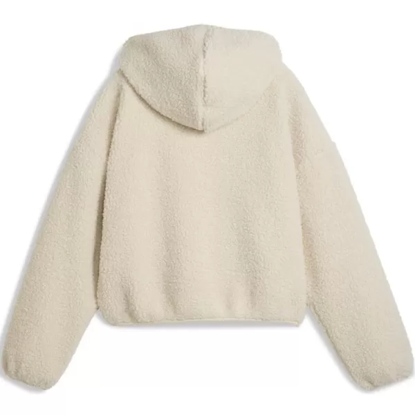  Damen Sweatshirt PUMA WARDROBE ESS OVERSIZED POLAR FLEECE HOODIE 632048-87 WEIß 
