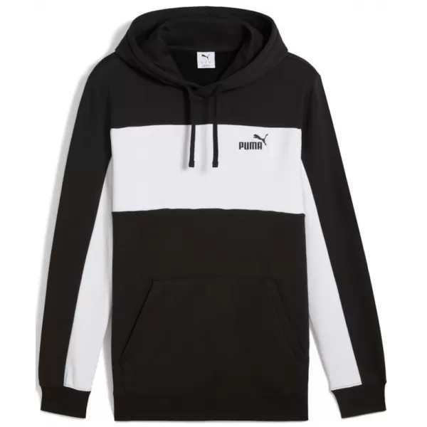  Herren-Sweatshirt PUMA ESS BLOCK HOODIE FL 684686-01 SCHWARZ 
