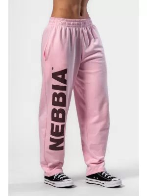 Lockere, weite Jogginghose BOYFRIEND STYLE 432 PINK Nebbia