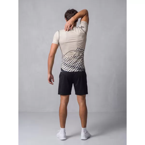  Funktionelle Kompression von Männern t -Shirt Premium ALTISPORT VOJ/ALM109TR04 HELLBRAUN 