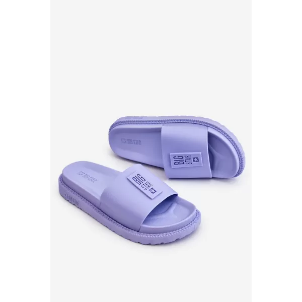  Modische Damenhausschuhe BIG STAR JJ274A304 LILA Big Star Shoes 