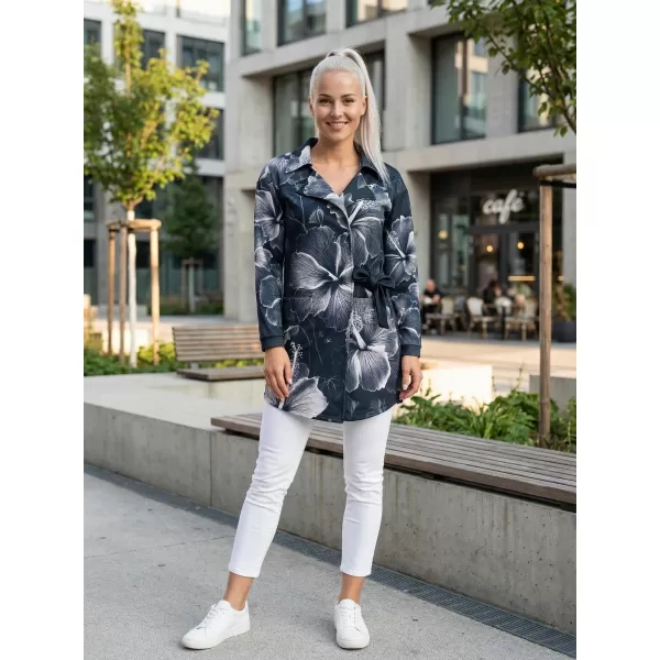  Frauenjacke Premium ALTISPORT VOJ/ALW102MI05 SCHWARZ UND WEIß 