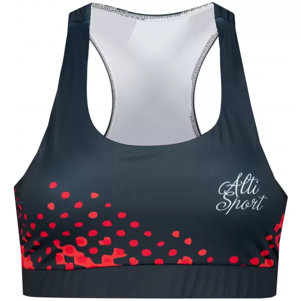  Frauenfunktional Sport Bra Premium ALTISPORT VOJ/ALW109POD01 ROTSCHWARZ 