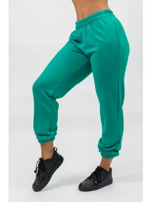 Sportliche, lockere Jogginghose GYM TIME 281 GREEN Nebbia