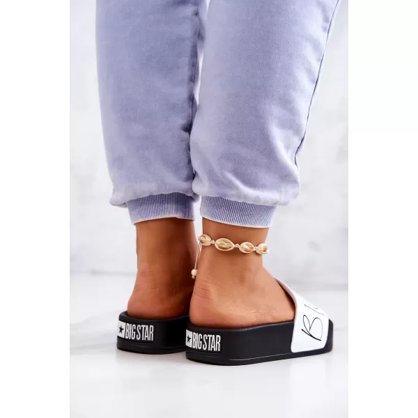  Damenmode-Hausschuhe BIG STAR JJ274A275 WEISS Big Star Shoes 