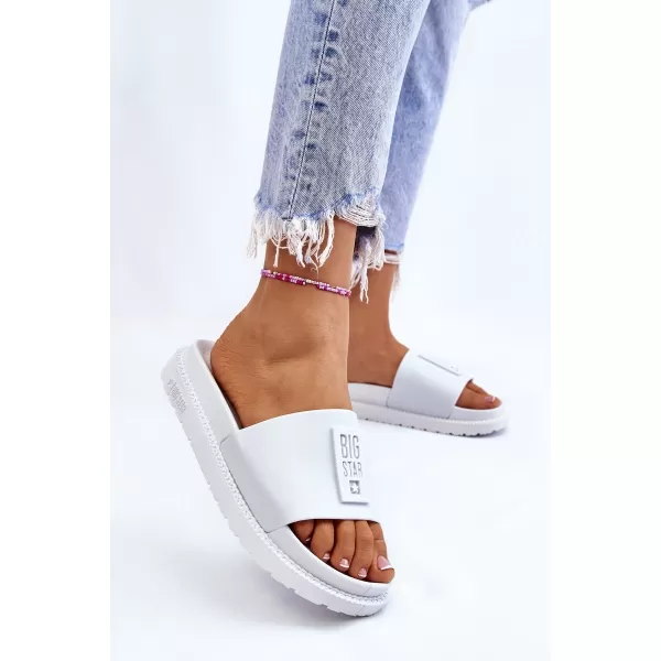  Damenhausschuhe BIG STAR LL274428 WEISS Big Star Shoes 