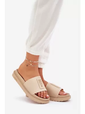Damenhausschuhe BIG STAR LL274A210 BEIGE Big Star Shoes