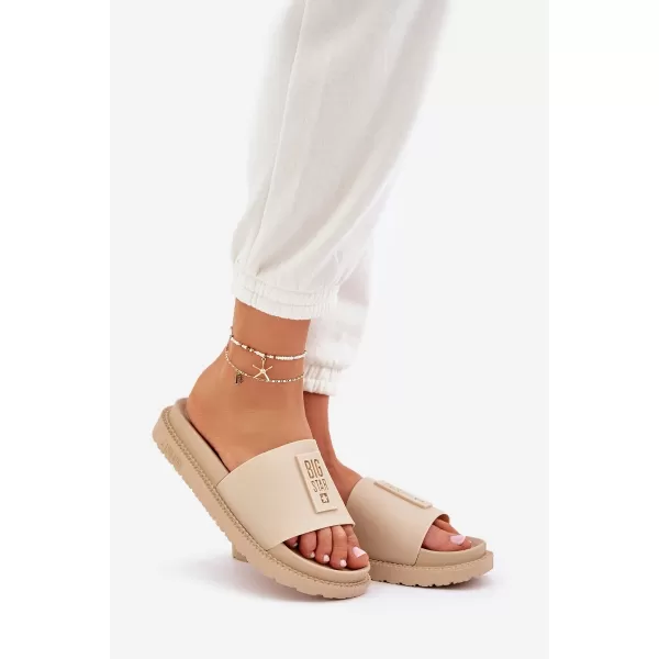  Damenhausschuhe BIG STAR LL274A210 BEIGE Big Star Shoes 