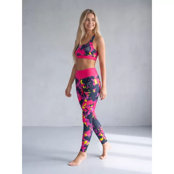  Frauenfunktional Sport Bra Premium ALTISPORT VOJ/ALW110POD01 PINK -BLACK 