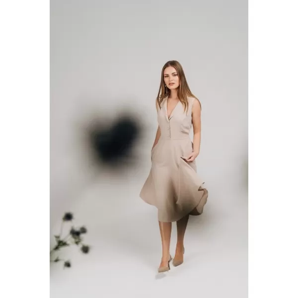  Kleid STYLOVE S409 BEIGE 