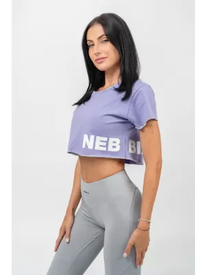 Crop-Top-T-Shirt POWERHOUSE 279 HELLLILA Nebbia