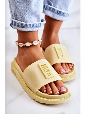 Damenhausschuhe BIG STAR JJ274A305 GELB Big Star Shoes