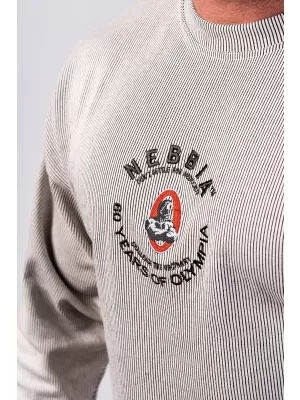 Übergroßer Kapuzenpullover ohne Kapuze SIGNATURE 797 LIGHT GREY Nebbia