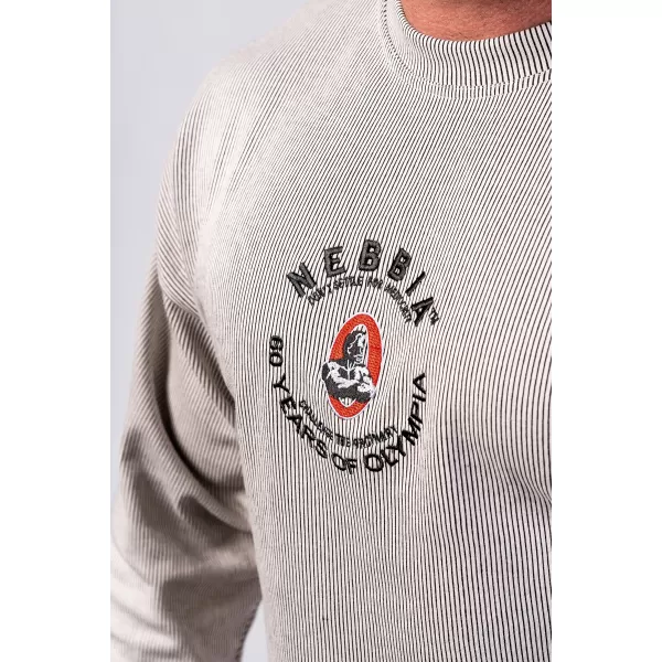  Übergroßer Kapuzenpullover ohne Kapuze SIGNATURE 797 LIGHT GREY Nebbia 