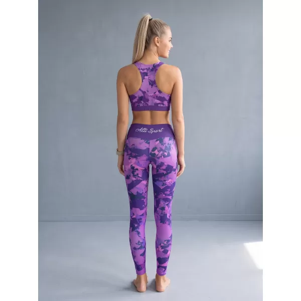  Frauenfunktional Sport Bra Premium ALTISPORT VOJ/ALW110POD01 LILA 