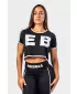 Crop-Top-T-Shirt GAME ON 610 SCHWARZ Nebbia