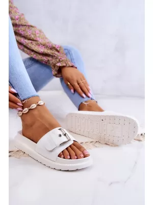 Damenmode-Hausschuhe BIG STAR JJ274A309 WEISS Big Star Shoes