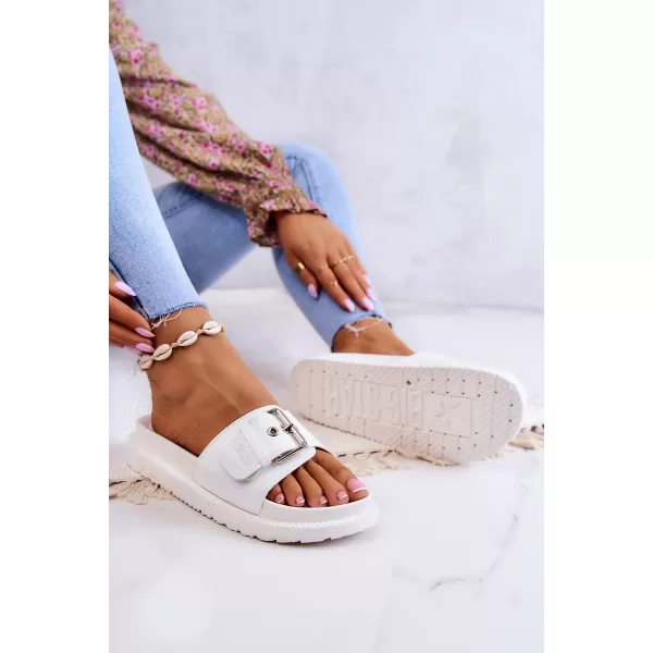  Damenmode-Hausschuhe BIG STAR JJ274A309 WEISS Big Star Shoes 