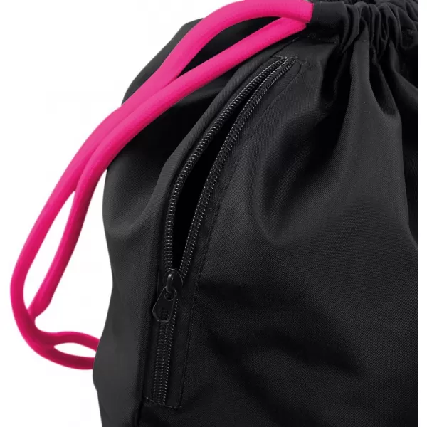  | BG 110 SCHWARZ/FUCHSIA BagBase 