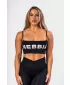 Bandeau-BH BACK CHECK 612 BLACK Nebbia