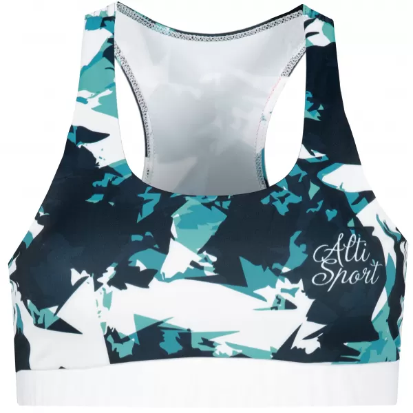  Frauenfunktional Sport Bra Premium ALTISPORT VOJ/ALW110POD01 BLAU -WHITE 