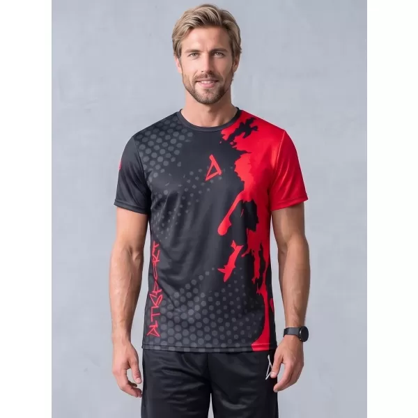  Männer funktionaler T -Shirt Premium ALTISPORT VOJ/ALM112TR01 SCHWARZ 