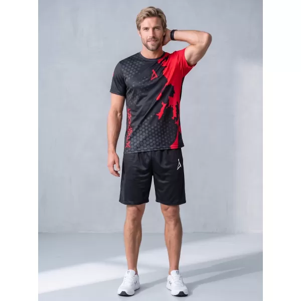  Männer funktionaler T -Shirt Premium ALTISPORT VOJ/ALM112TR01 SCHWARZ 