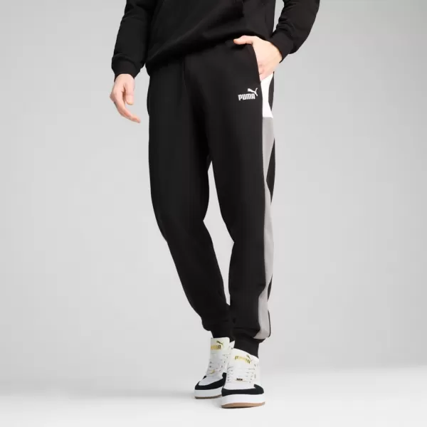  Herren-Jogginghose PUMA ESS BLOCK SWEATPANTS FL CL 684688-01 SCHWARZ 