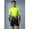 Funktionelle Kompression t -Shirt von Männern mit langarmiger Prämie ALTISPORT VOJ/ALM109TR03 FLUO GELB