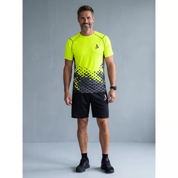  Funktionelle Kompression von Männern t -Shirt Premium ALTISPORT VOJ/ALM109TR04 FLUO GELB 