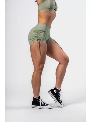 Push-up-Shorts mit Schnürung STRONG BEAUTY 429 HELLGRÜN Nebbia