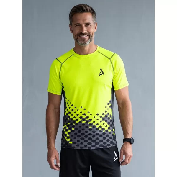  Funktionelle Kompression von Männern t -Shirt Premium ALTISPORT VOJ/ALM109TR04 FLUO GELB 