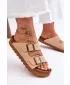 Damenhausschuhe BIG STAR LL274745 BEIGE Big Star Shoes
