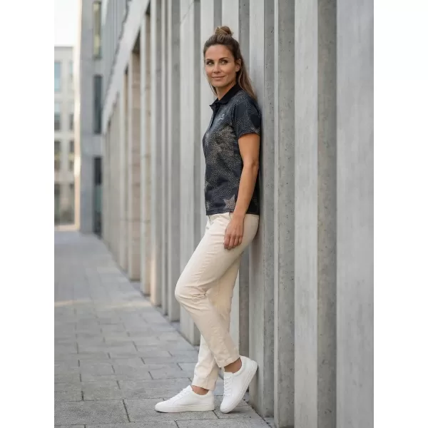  Frauenfunktional T -Shirt mit Premiumkragen ALTISPORT VOJ/ALW111TR05 STERNE 