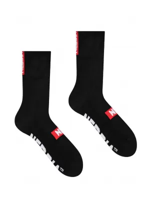 Crew-Socken „EXTRA MILE“ 103 SCHWARZ Nebbia
