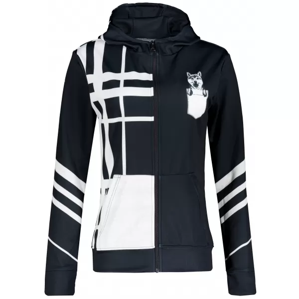  Funktionales Sweatshirt von Frauen auf Reißverschlussprämie ALTISPORT VOJ/ALW098MI02 SHIBA 