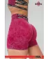 Gewaschene Leggings-Shorts mit hoher Taille HERITAGE 780 RED Nebbia