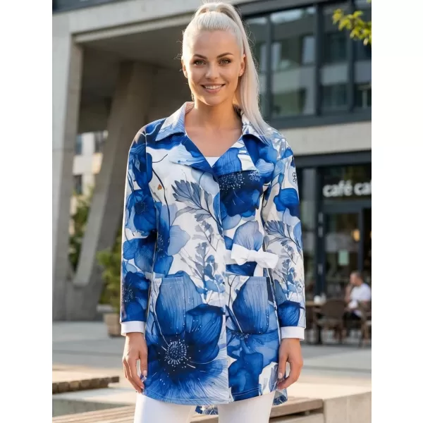  Frauenjacke Premium ALTISPORT VOJ/ALW102MI05 MARINE/WEIß 