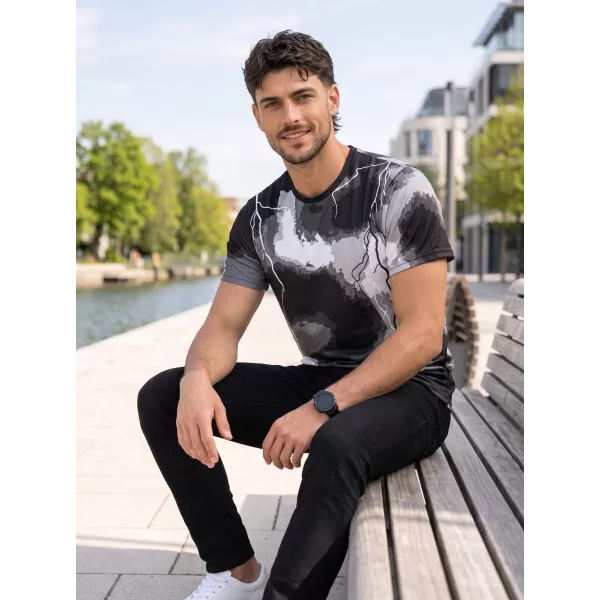  Männer funktionaler T -Shirt Premium ALTISPORT VOJ/ALM113TR01 GRAU 