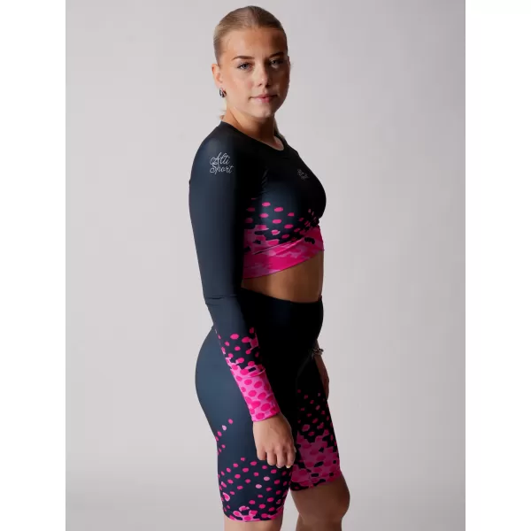  Funktionelle Erntedopie von Frauen ALTISPORT VOJ/ALW109TR04 ROSA SCHWARZ 