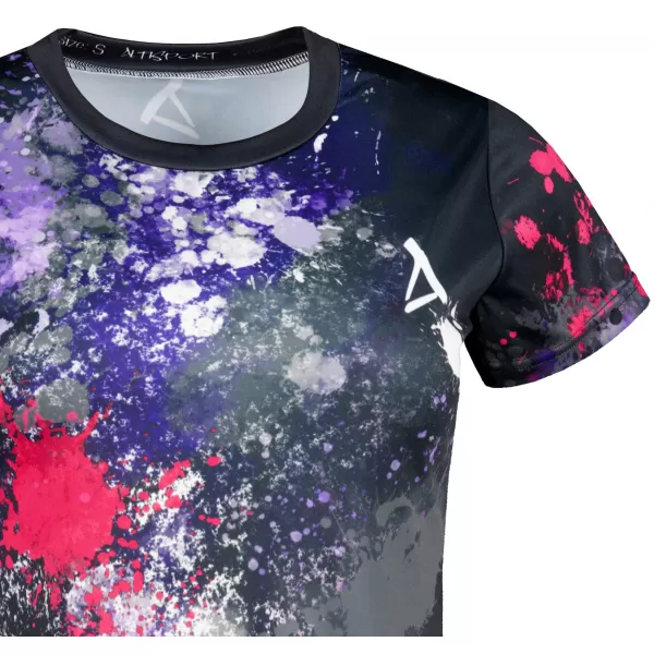  Hochwertiges Funktions-T-Shirt für Damen ALTISPORT VOJ/ALW055TR01 SCHWARZ ROSA 